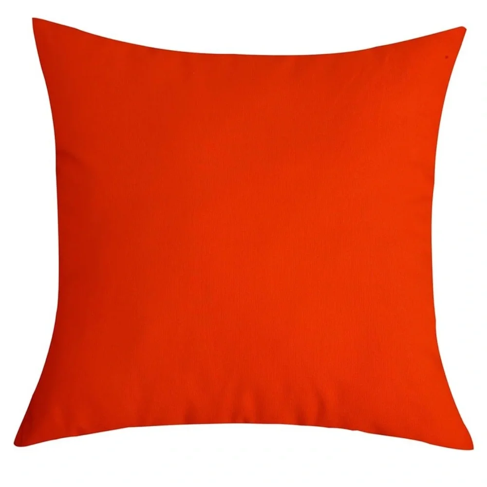 Orange pillow cover